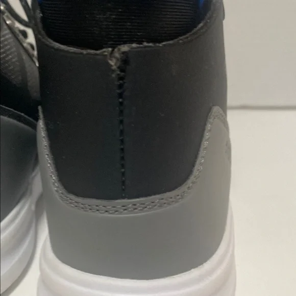 Polo by Ralph Lauren Boys Black/Gray/Blue Boots Size 4 - Picture 5 of 9